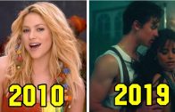 Top 5 Most Liked Music Videos Each Year (2010-2019)